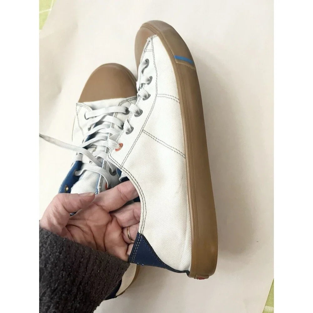 Johnnie-O Surfside Sail Away Blue White Men's Casual Sneaker /‎ Shoe Size 10.5 M